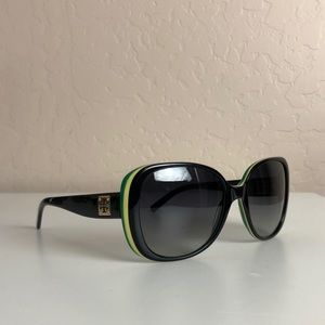 Tory Burch | Yellow & Green Peekaboo Sunglasses